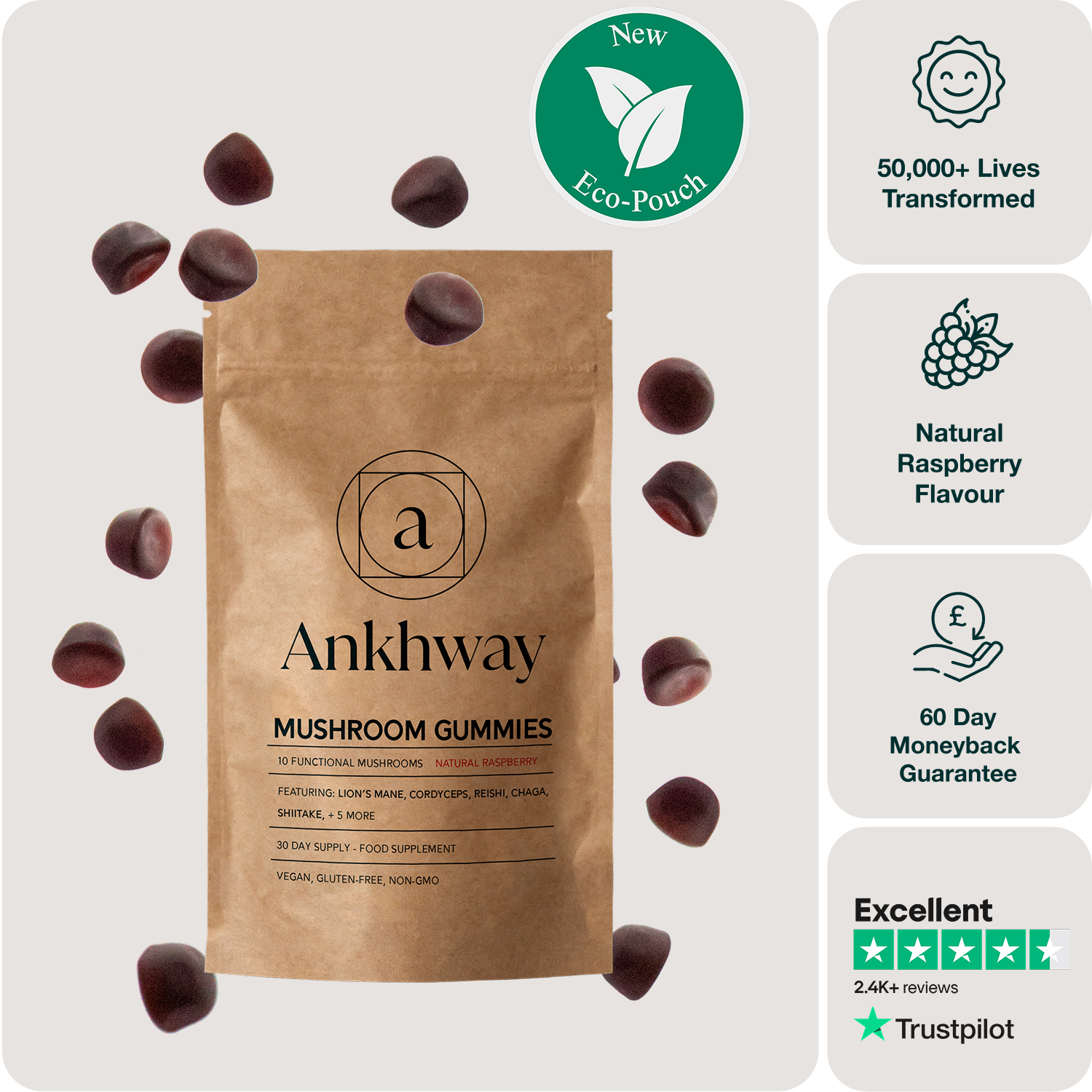 A single green leaf against a white background.